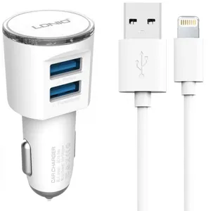 LDNIO DL-C29 Car Charger With Lightning Cable