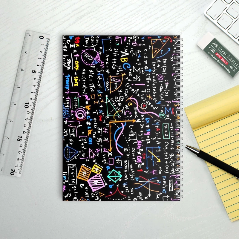 دفتر مشق 80 برگ بامبیلیپ طرح ریاضی و هندسه کد 3095135