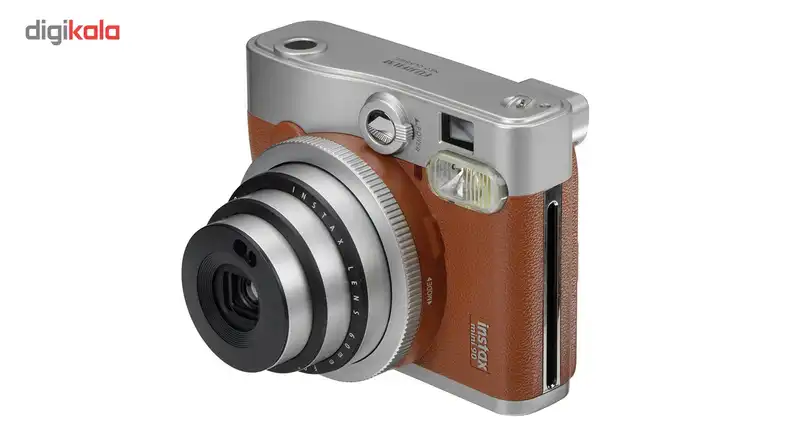 دوربین عکاسی چاپ سریع فوجی فیلم مدل Instax mini 90 Neo Classic همراه با یک بسته فیلم 10 تایی