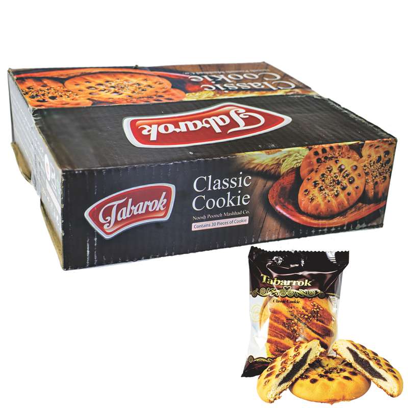  کلوچه دوقلو سنتی تبرک بسته 30 عددی