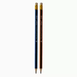 مداد مشکی مدل پاکن دار بسته 2 عددی 