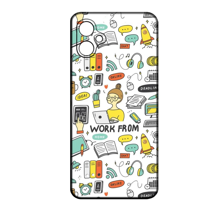 کاور طرح کارمند کد 34 مناسب برای گوشی موبایل سامسونگ Galaxy A07