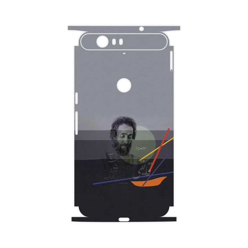 برچسب پوششی ماهوت مدل Sohrab Sepehri-FullSkin مناسب برای گوشی موبایل گوگل Nexus 6P