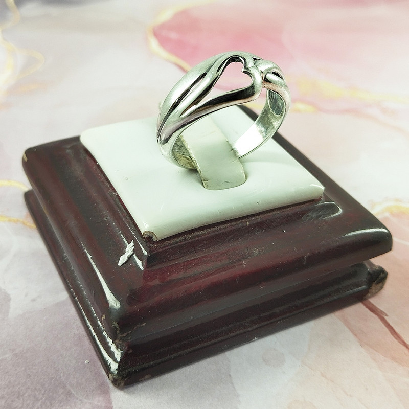 انگشتر نقره زنانه سلین کالا مدل قلب کد 194