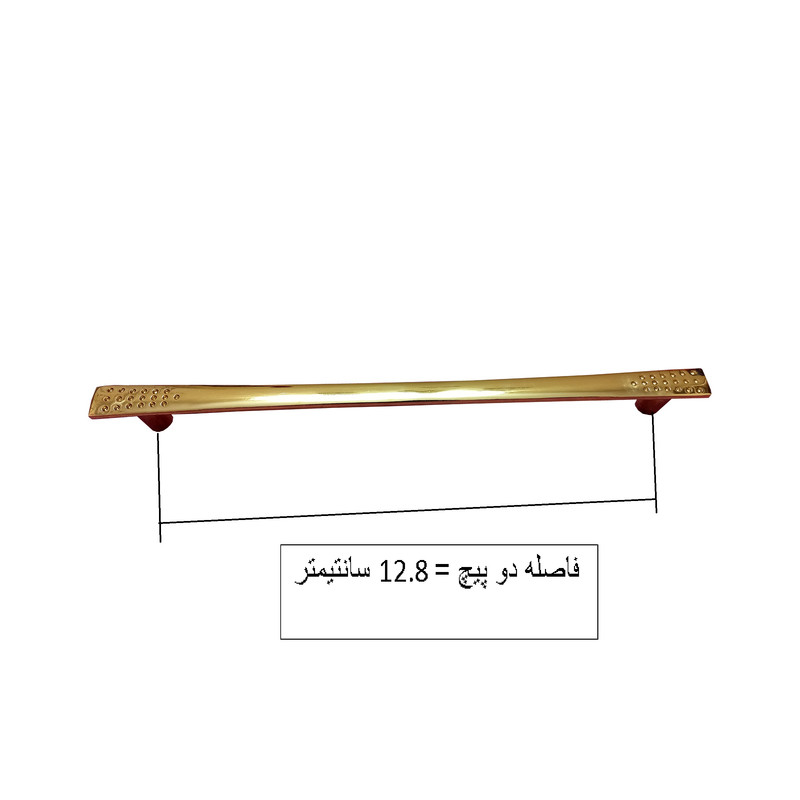 دستگیره کابینت و کمد مدل گراد کد F128 بسته 3 عددی دستگیره کابینت و کمد مدل گراد کد F128 بسته 3 عددی