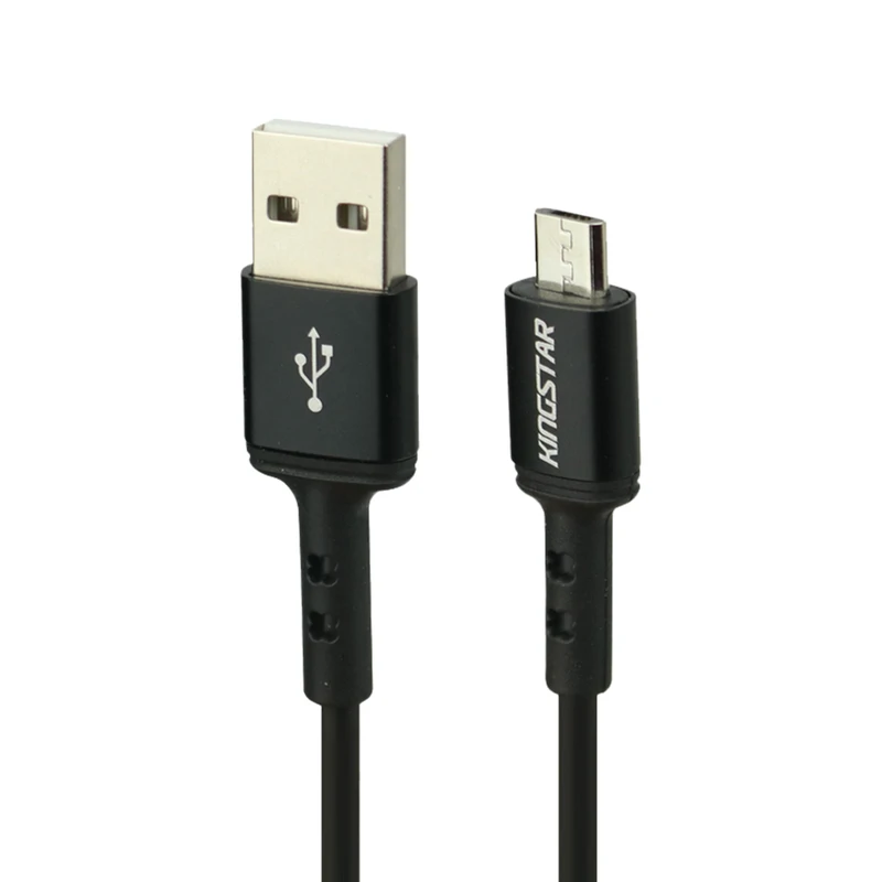 کابل تبدیل USB به MicroUSB کینگ استار مدل FAST CHARGING K72A KING طول 1.1 متر