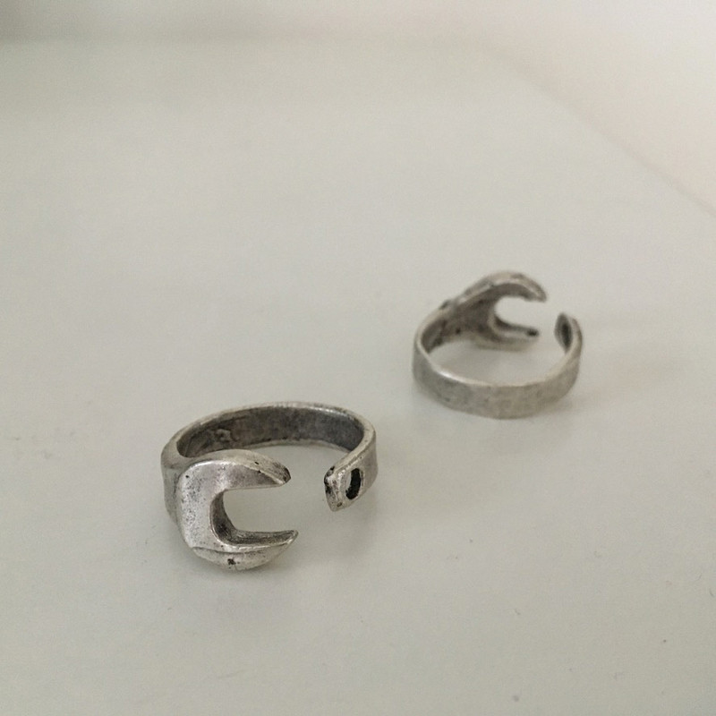 انگشتر مردانه مدل آچار کد a241