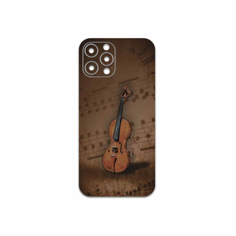 برچسب پوششی ماهوت مدل Violin-Instrument مناسب برای گوشی موبایل اپل iPhone 12 Pro Max