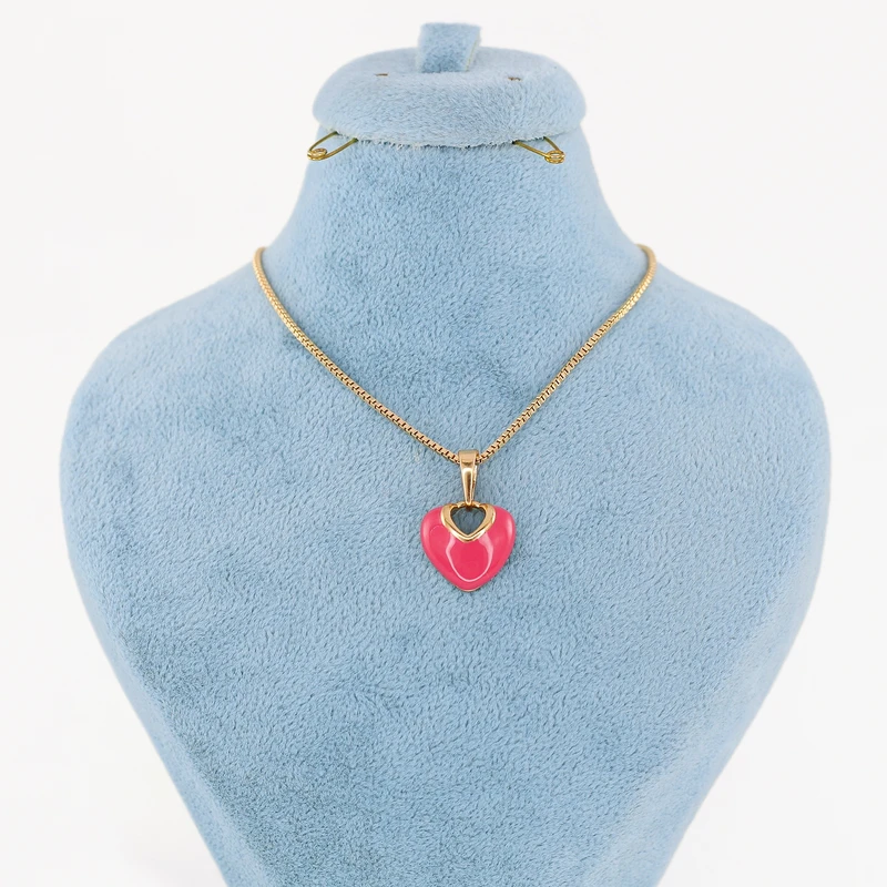 گردنبند زنانه ژوپینگ مدل قلب کد AAB866