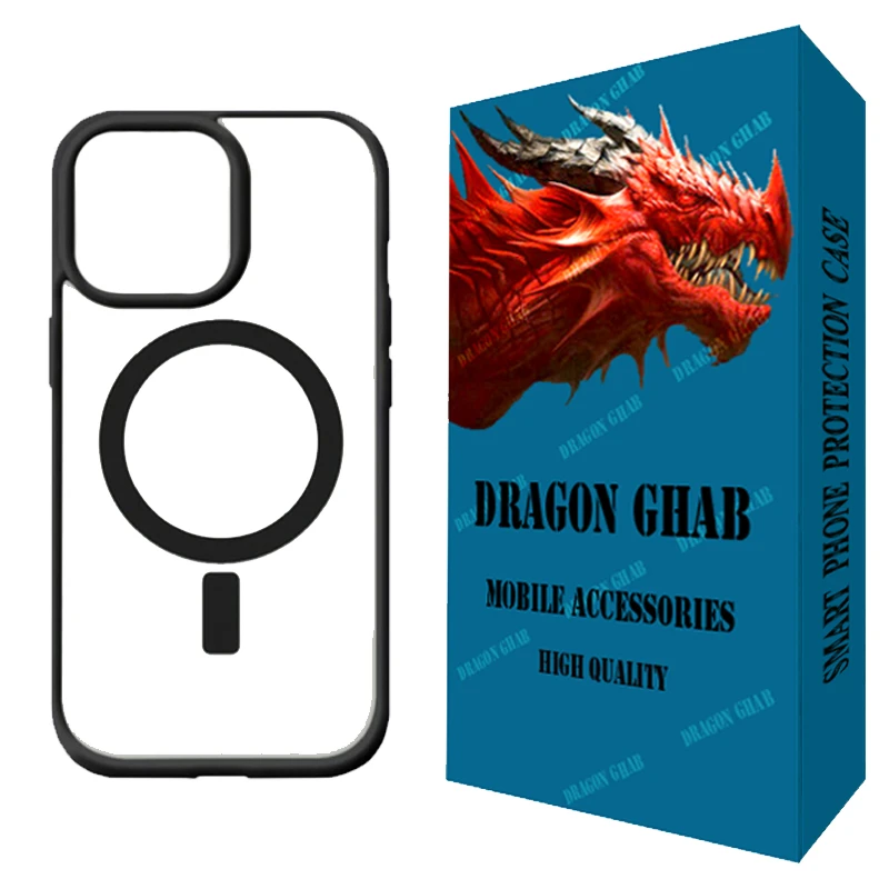 کاور دراگون قاب مدل SPN مناسب برای گوشی موبایل اپل iPhone 15 Pro Max