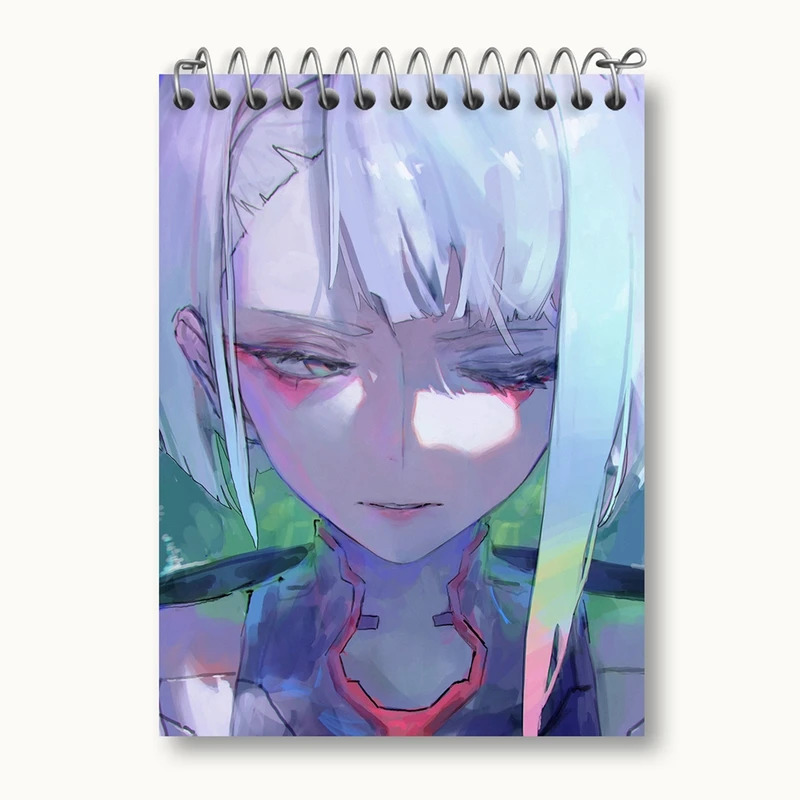 دفتر یادداشت 50 برگ خندالو مدل لوسی انیمه سایبرپانک کد 23997