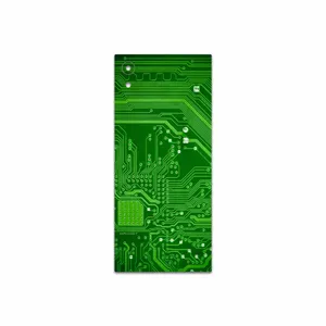 MAHOOT Green Printed Circuit Board Cover Sticker for Sony Xperia XA1