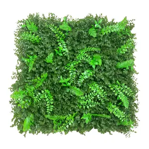 چمن مصنوعی مدل شمشادی دورنگ ضدآفتاب سایز 50×50 سانتی متر