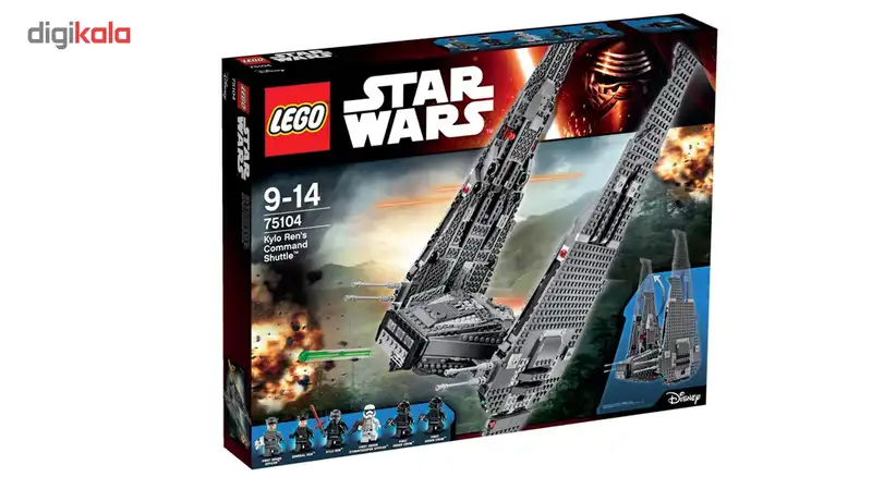 لگو سری Star Wars مدل Kylo Rens Command Shuttle 75104