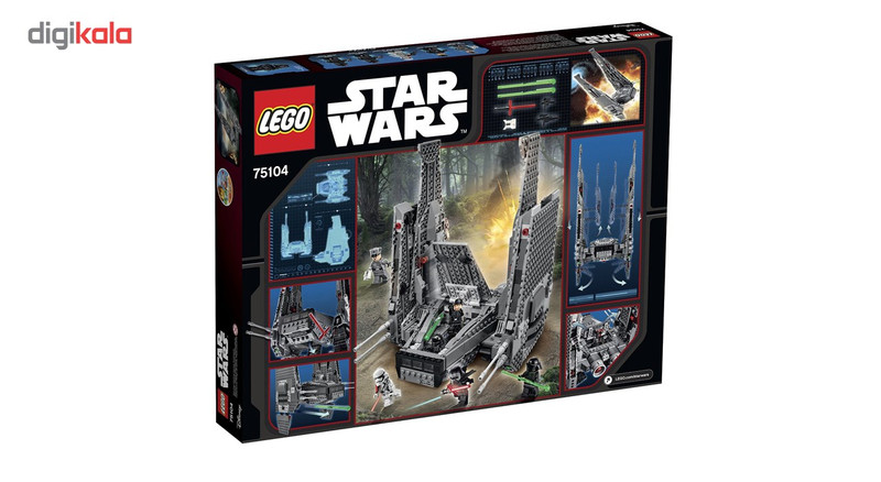 لگو سری Star Wars مدل Kylo Rens Command Shuttle 75104