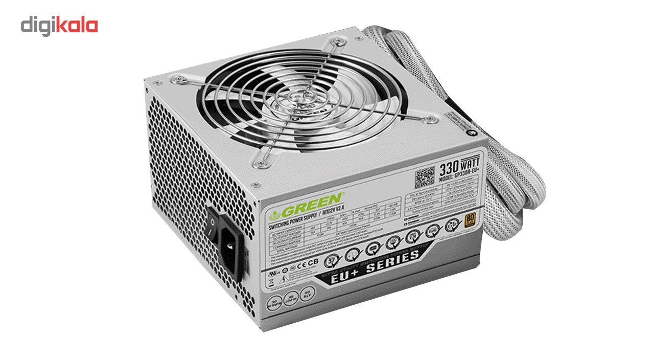 منبع تغذیه کامپیوتر گرین مدل GP330A-EU-PLUS main 1 1