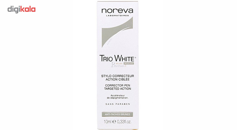 قلم ضد لک نوروا سری Trio White حجم 10 میلی لیتر