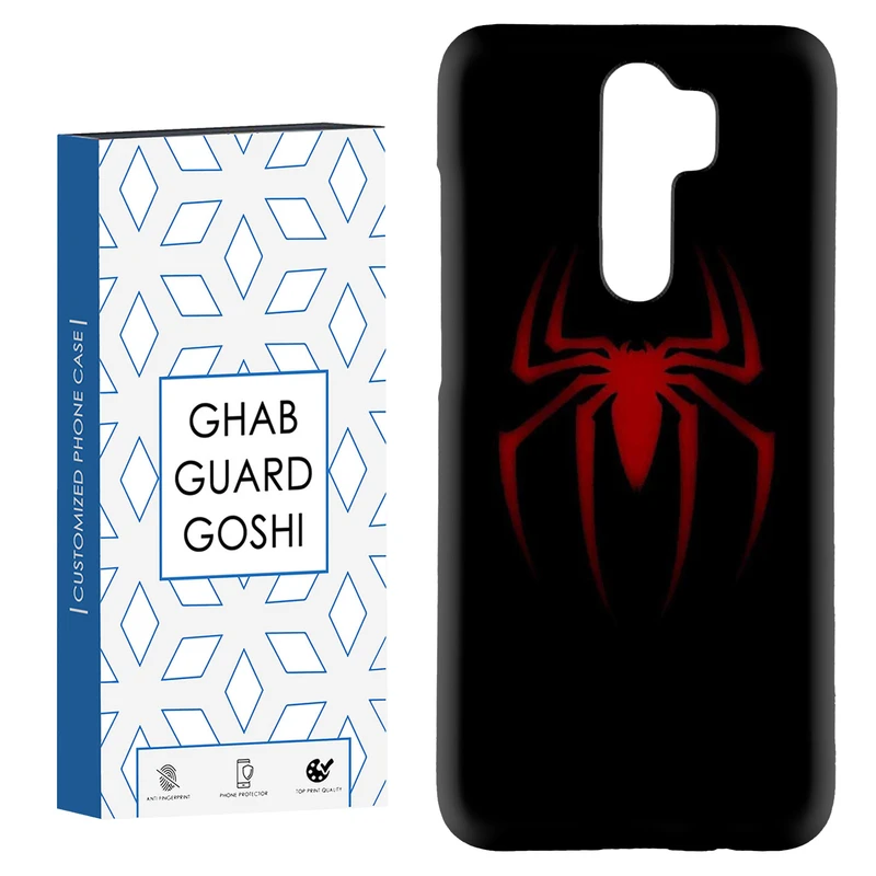 کاور قاب گارد گوشی طرح اسپایدر کد Dimo-811 مناسب برای گوشی موبایل شیائومی Redmi Note 8 pro