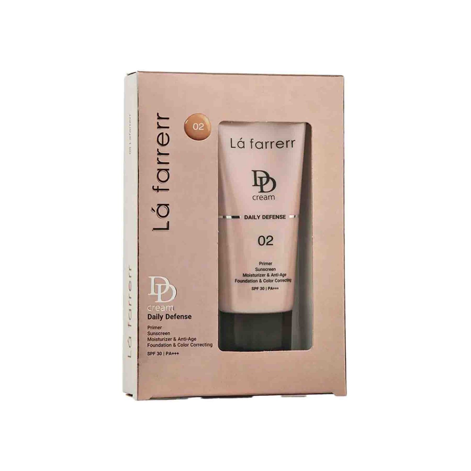 دی دی کرم رنگی لافارر مدل SPF 30 02 مناسب انواع پوست حجم 33 میلی لیتر -  - 5