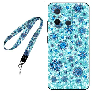 Megafone Snow Flake 0014 Cover For Xiaomi Redmi 12C Mobile Neckband 