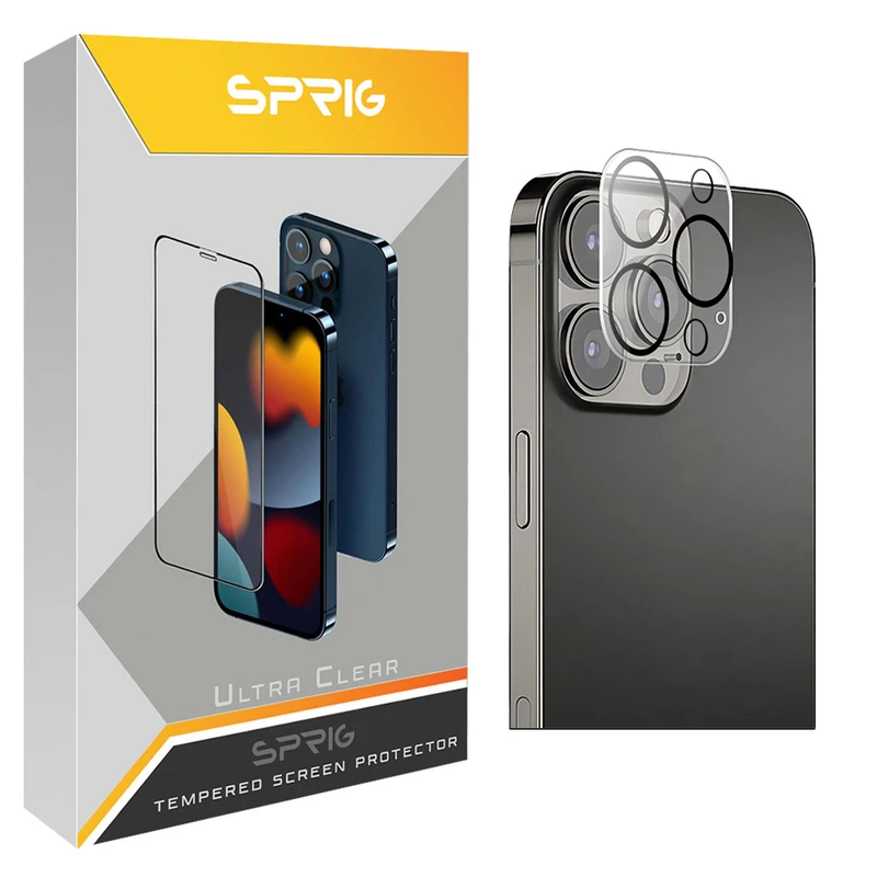 محافظ لنز دوربین اسپریگ مدل LNSP مناسب برای گوشی موبایل اپل iPhone 13 Pro / 13 Pro Max