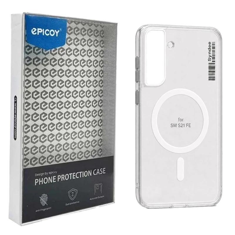 کاور اپیکوی مدل Syndee Transparent Magsafe مناسب برای گوشی موبایل سامسونگ Galaxy S21 FE