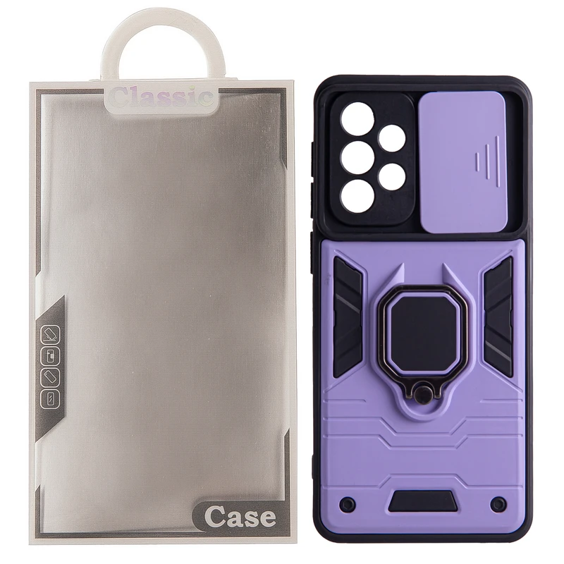 کاور کلاسیک مدل بتمنی کشویی مناسب برای گوشی موبایل سامسونگ GALAXY A53 به همراه پایه نگهدارنده