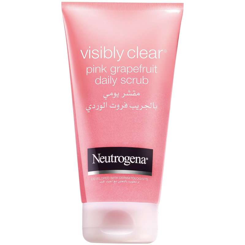 اسکراب لایه بردار پوست نوتروژینا سری Visibly Clear مدل Pink Gerapefruit حجم 150 میلی لیتر اسکراب لایه بردار پوست نوتروژینا سری Visibly Clear مدل Pink Gerapefruit حجم 150 میلی لیتر