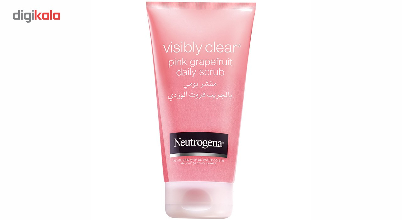 اسکراب روزانه نوتروژینا سری Visibly Clear مدل Pink Gerapefruit حجم 150 میلی لیتر