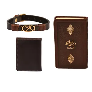 ست هدیه طرح تولد مهر  کهن چرم  مدل m106- 7