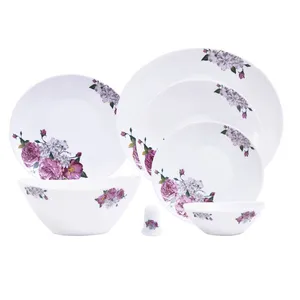 Pars Opal Lavender 28 Pieces Dinnerware Set
