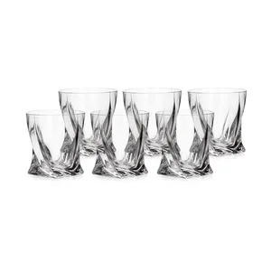 Bohemia Quadro Tumblers 340-669 Glass Pack of 6