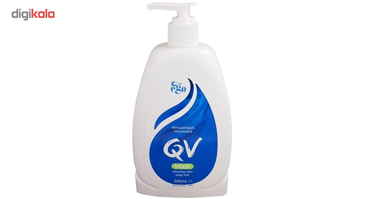 لوسیون پاک کننده آرایش کیووی مدل Wash حجم 500 میلی لیتر -  - 2