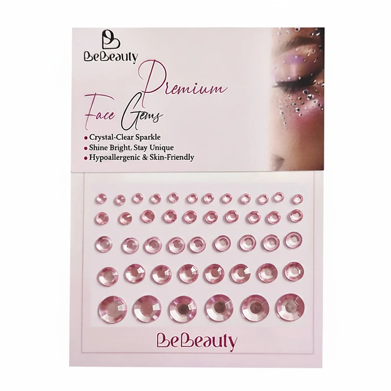 نگین صورت بی‌بیوتی مدل الماسی گرد بسته 45 عددی