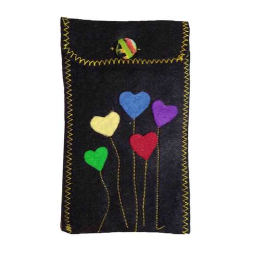  جامدادی نمدی طرح قلب