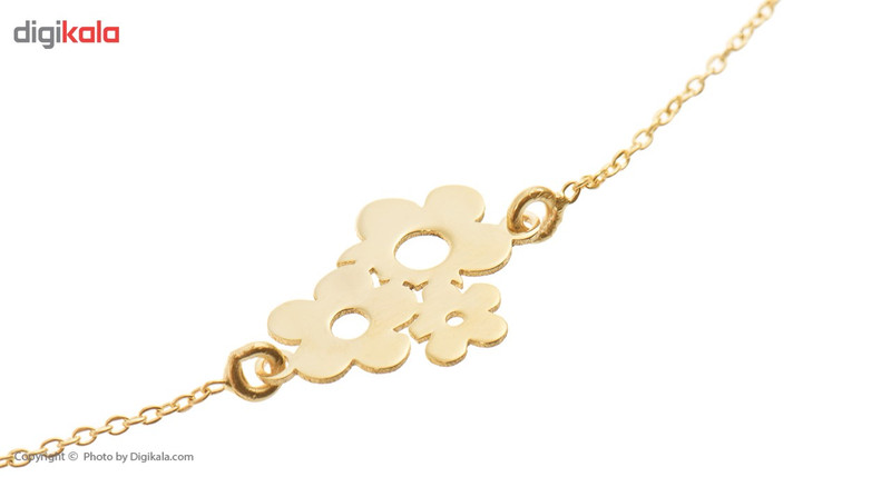 پابند طلا 18 عیار رزا مدل AK04