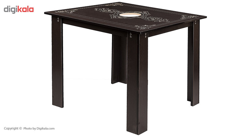 میز ناهار خوری صنایع چوب قائم کد K210 سایز 80 × 80