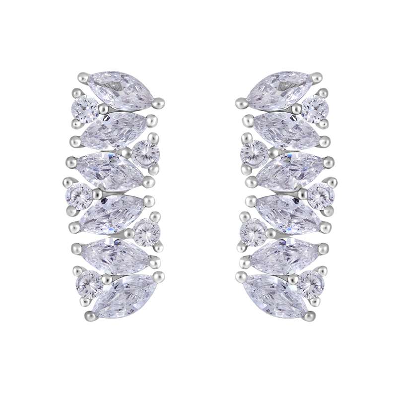 گوشواره نقره زنانه اقلیمه مدل EN280