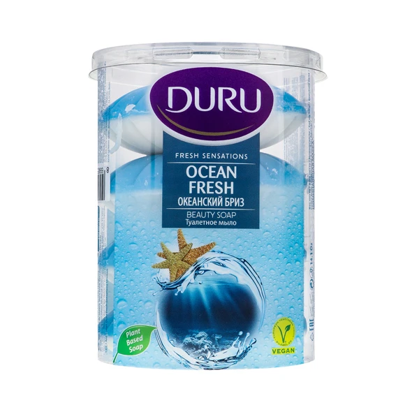 صابون شستشو دورو مدل Ocean Fresh وزن 100 گرم مجموعه 4 عددی