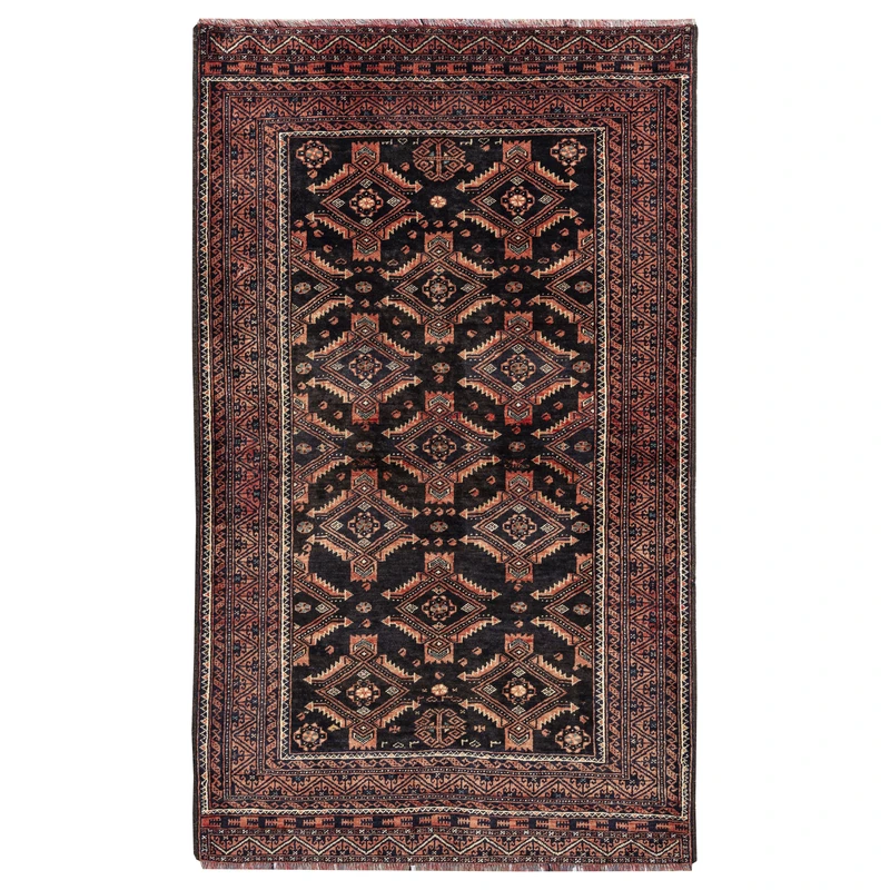 فرش دستبافت دو متری مدل بلوچ 19.46.5833