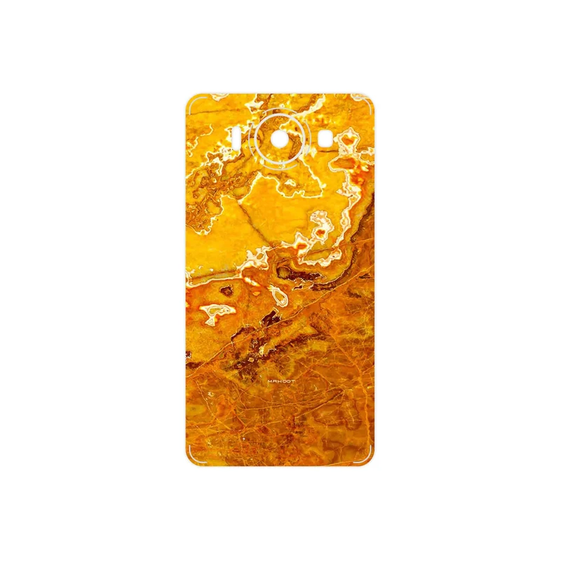 برچسب پوششی ماهوت مدل Gold Marble مناسب برای گوشی موبایل مایکروسافت Lumia 950
