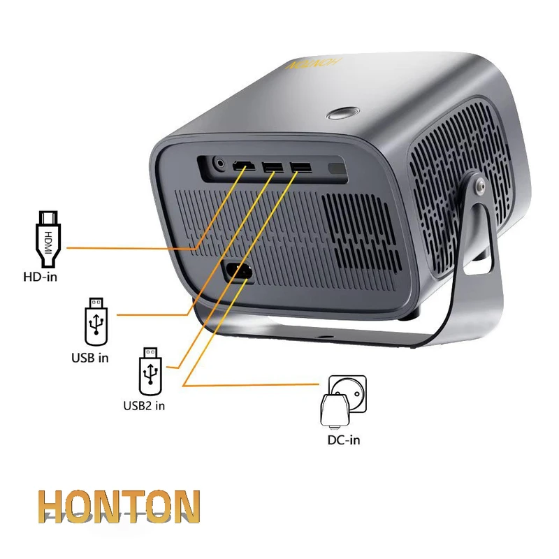 عکس شماره 4 : ویدئو پروژکتور هانتون مدل android11