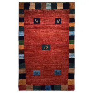 گبه دستبافت یک متری بیات کد BT-256464