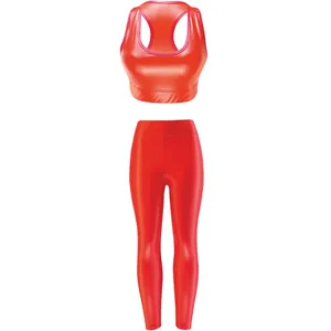 ست نیم تنه و لگینگ ورزشی زنانه مدل 176 A