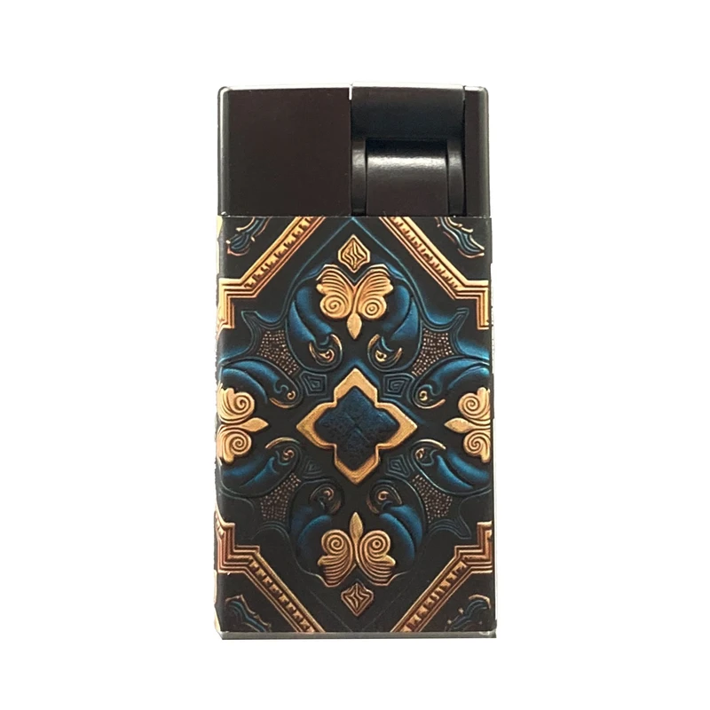 فندک مدل دکمه ای طرح اسلیمی کد DKD-1897