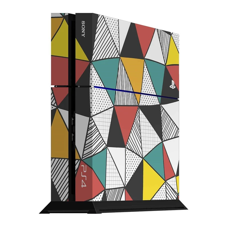 برچسب عمودی پلی استیشن 4 ونسونی طرح Triangular Geometric