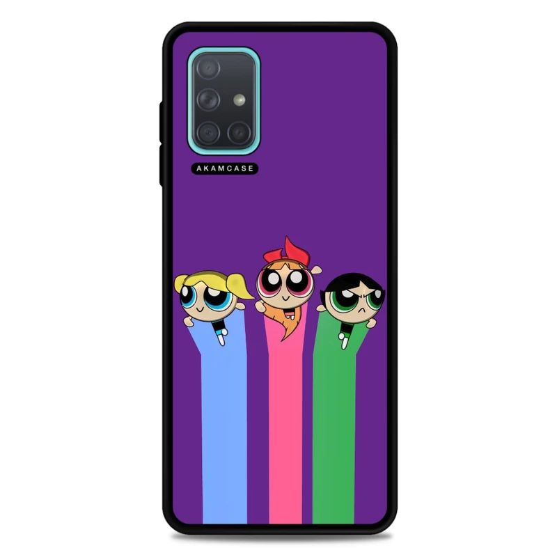 کاور آکام مدل AMCWSGA71-POWERPUFF GIRLS-13 مناسب برای گوشی موبایل سامسونگ Galaxy A71