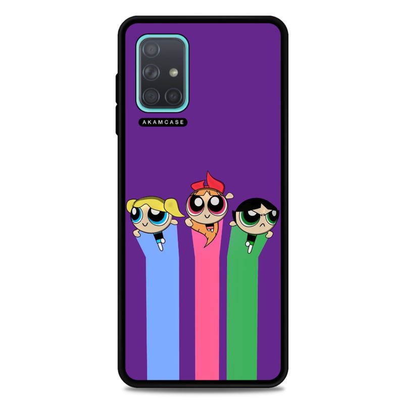 کاور آکام مدل AMCWSGA71-POWERPUFF GIRLS-13 مناسب برای گوشی موبایل سامسونگ Galaxy A71