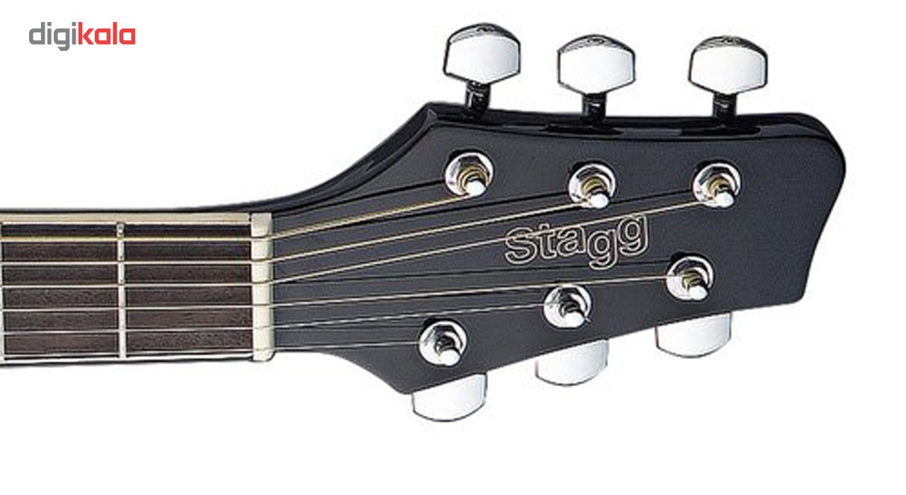 گیتار آکوستیک استگ مدل SA40DCFI-BK