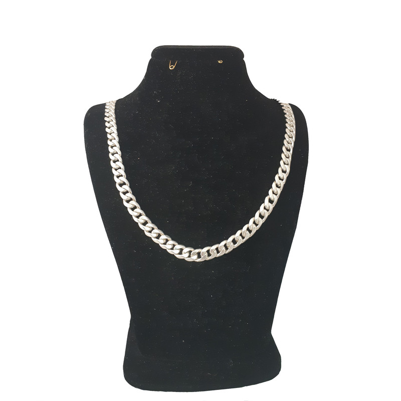 زنجیر نقره مردانه کد zhpni68